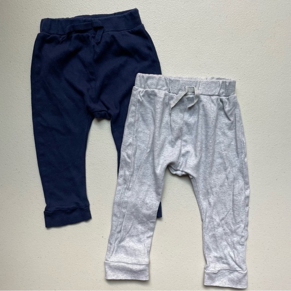 Lamaze Baby Boys' 2pk Organic Cotton Solid Pull-On Harem Pants - 9M - Picture 2 of 8